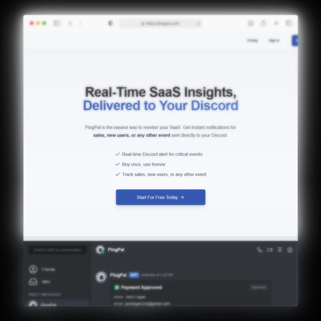 Ping-Pal: Real-Time Insights Delivered to Discord