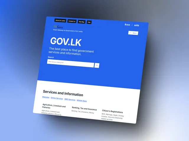 Sri Lanka Gov.LK Web Redesign