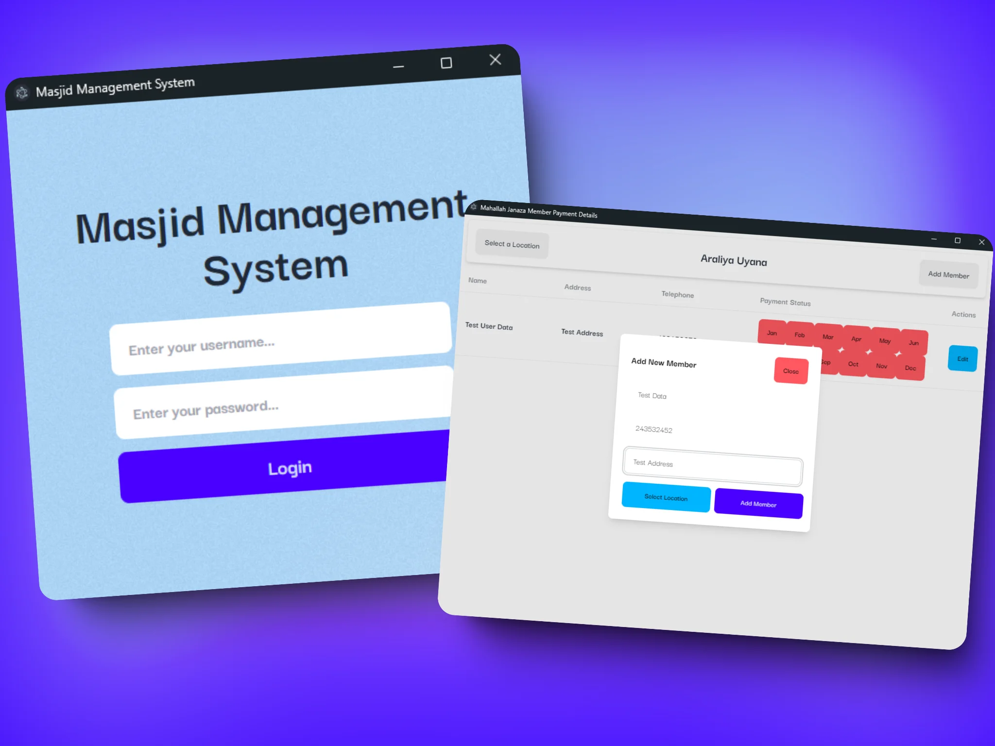 Masjid Management Application